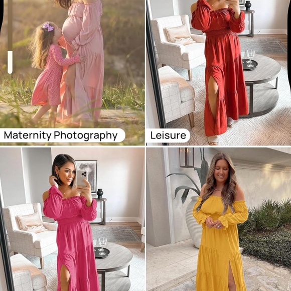 Zesica Boho off shoulder dress - Picture 3 of 10